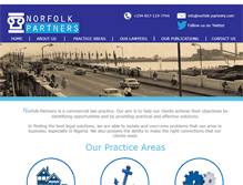 Tablet Screenshot of norfolk-partners.com